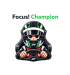 F1ドライバーのライフスタイル（個別スタンプ：30）