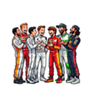 F1ドライバーのライフスタイル（個別スタンプ：38）