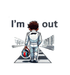 F1ドライバーのライフスタイル（個別スタンプ：40）