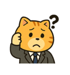 オレンジ猫の社畜日常 01（個別スタンプ：10）