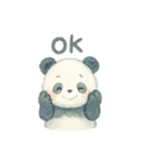 水彩パンダ【Watercolor Panda Moods】（個別スタンプ：2）