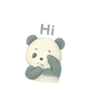 水彩パンダ【Watercolor Panda Moods】（個別スタンプ：7）