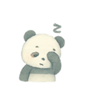 水彩パンダ【Watercolor Panda Moods】（個別スタンプ：9）