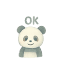 水彩パンダ【Watercolor Panda Moods】（個別スタンプ：12）
