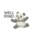 水彩パンダ【Watercolor Panda Moods】（個別スタンプ：17）