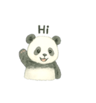 水彩パンダ【Watercolor Panda Moods】（個別スタンプ：22）