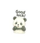 水彩パンダ【Watercolor Panda Moods】（個別スタンプ：23）