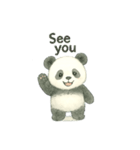 水彩パンダ【Watercolor Panda Moods】（個別スタンプ：26）