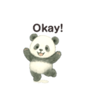 水彩パンダ【Watercolor Panda Moods】（個別スタンプ：28）