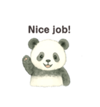 水彩パンダ【Watercolor Panda Moods】（個別スタンプ：30）
