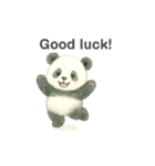 水彩パンダ【Watercolor Panda Moods】（個別スタンプ：32）