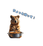 愛らしいクオッカ5（日本語）（個別スタンプ：10）