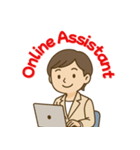 ゆるっと頼れる♪オンライン秘書スタンプ2（個別スタンプ：2）