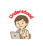 ゆるっと頼れる♪オンライン秘書スタンプ2（個別スタンプ：5）