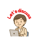 ゆるっと頼れる♪オンライン秘書スタンプ2（個別スタンプ：8）