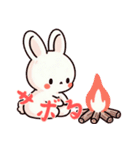 うさぎの赤ちゃんの生活 Ver6 (にほんご)（個別スタンプ：7）