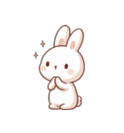 うさぎの赤ちゃんの生活 Ver6 (にほんご)（個別スタンプ：35）