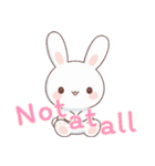 うさぎの赤ちゃんの生活 Ver6 (えいご)（個別スタンプ：20）