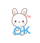 うさぎの赤ちゃんの生活 Ver6 (えいご)（個別スタンプ：23）