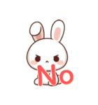 うさぎの赤ちゃんの生活 Ver6 (えいご)（個別スタンプ：24）
