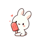 うさぎの赤ちゃんの生活 Ver6 (えいご)（個別スタンプ：32）