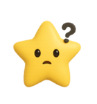 あなたの立体的な小さな星（個別スタンプ：7）