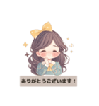 サニーリボンガール（個別スタンプ：7）