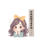 サニーリボンガール（個別スタンプ：11）