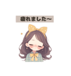 サニーリボンガール（個別スタンプ：14）