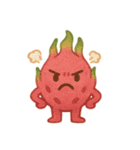 ドラゴンフルーツの仲良しさんたち（個別スタンプ：6）