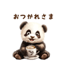 パンダのほんわか日常スタンプ（個別スタンプ：10）