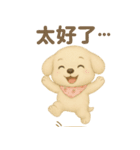 かわいいクリームいぬのミミちゃん1（個別スタンプ：23）