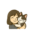 うちの4匹の猫たち-飛飛・寶貝・柚柚・咪咪（個別スタンプ：4）