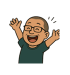 忙しいおじさんの毎日リアクション（個別スタンプ：5）