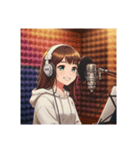 声優のたまご、七転び八起き！（個別スタンプ：1）