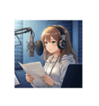 声優のたまご、七転び八起き！（個別スタンプ：5）