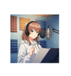 声優のたまご、七転び八起き！（個別スタンプ：7）