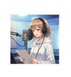 声優のたまご、七転び八起き！（個別スタンプ：8）