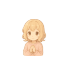 ふわふわのわたちゃん（個別スタンプ：2）