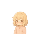 ふわふわのわたちゃん（個別スタンプ：5）