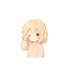 ふわふわのわたちゃん（個別スタンプ：6）
