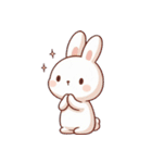 うさぎの赤ちゃんの生活 Ver6 (漢字)（個別スタンプ：35）