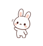 うさぎの赤ちゃんの生活 Ver6 (漢字)（個別スタンプ：36）