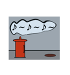 タフで動じないタクシーのスタンプ（個別スタンプ：3）