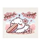 ペリカンと桜のスタンプ@SFW（個別スタンプ：20）