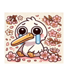 ペリカンと桜のスタンプ@SFW（個別スタンプ：23）