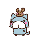 にゃんもげら-10（個別スタンプ：21）