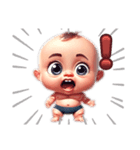 かわいいムキムキベイビー（個別スタンプ：2）