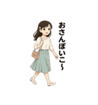 ユイの日常使えるスタンプ第3弾（個別スタンプ：12）