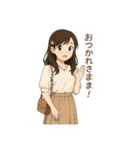 ユイの日常使えるスタンプ第3弾（個別スタンプ：16）